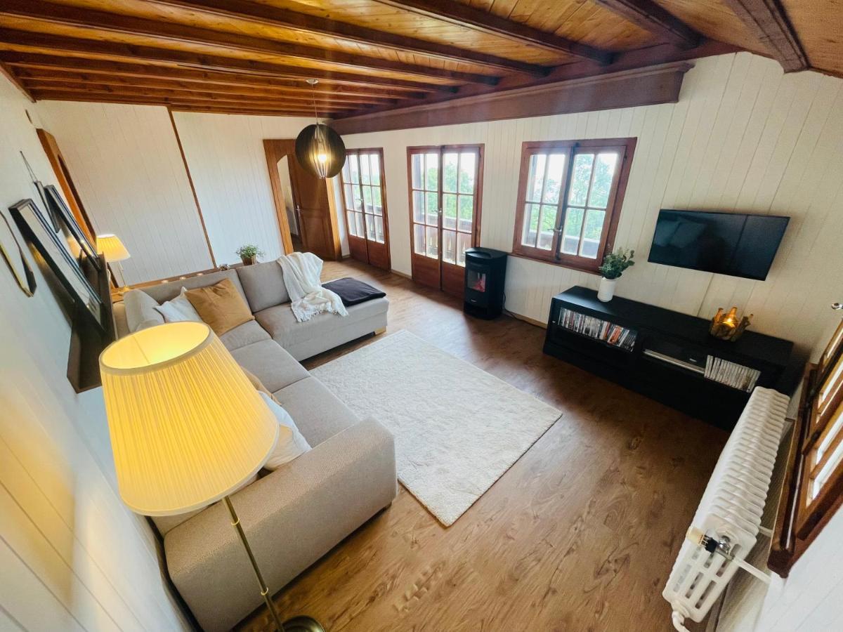 Chalet 4 Personnes Avec Sauna Leysin Bagian luar foto