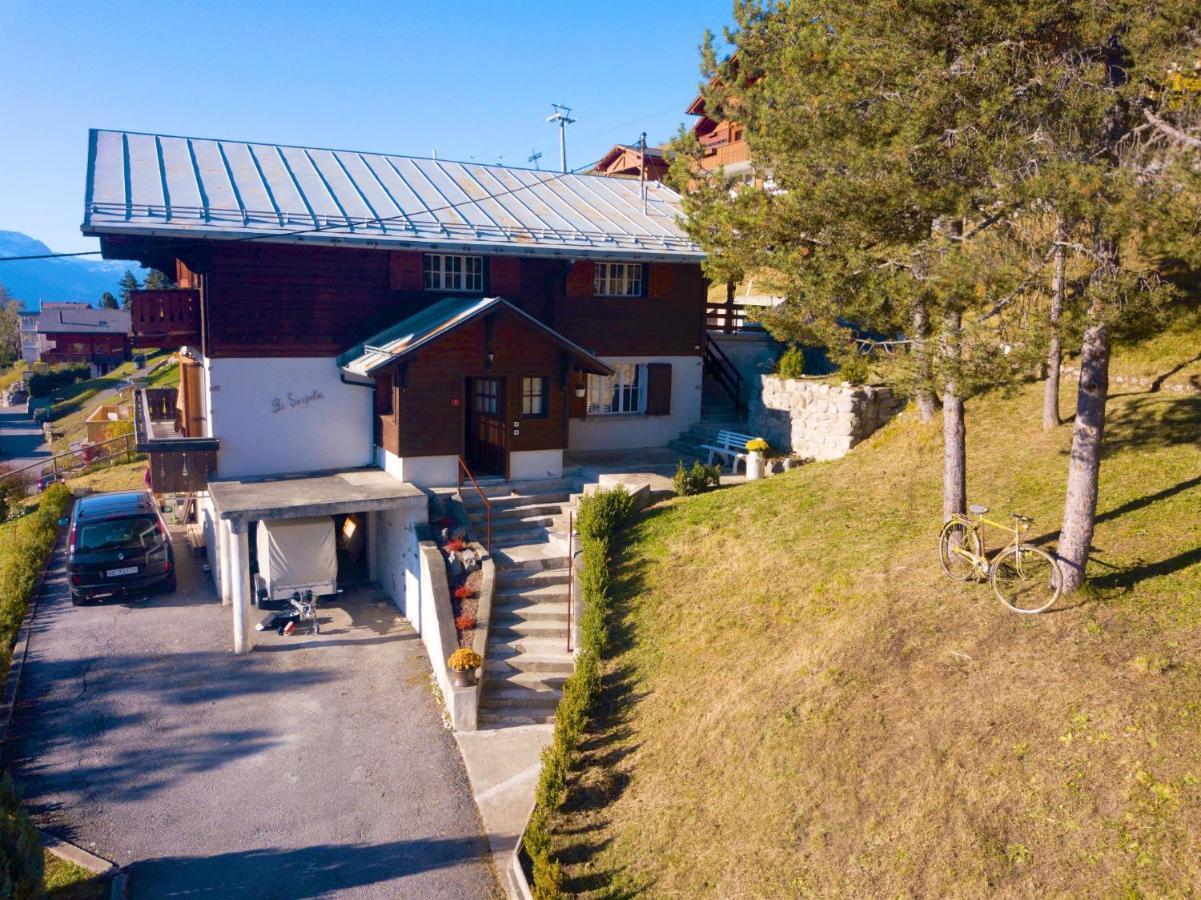 Chalet 4 Personnes Avec Sauna Leysin Bagian luar foto