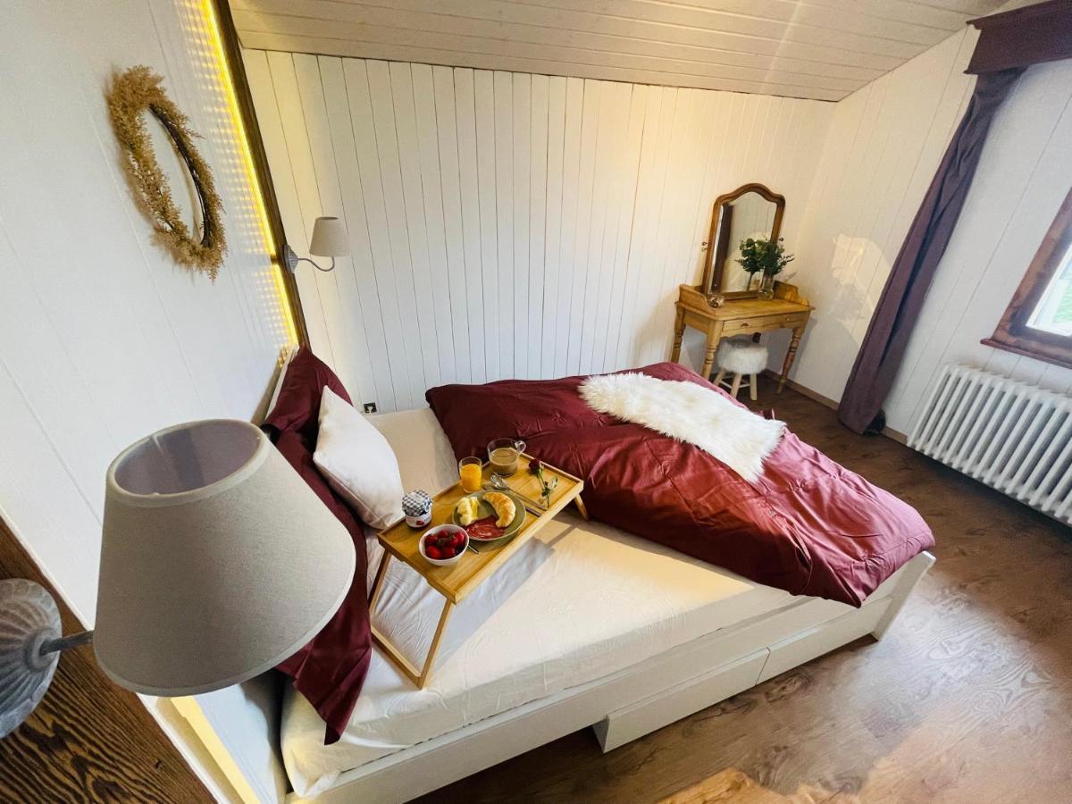 Chalet 4 Personnes Avec Sauna Leysin Bagian luar foto