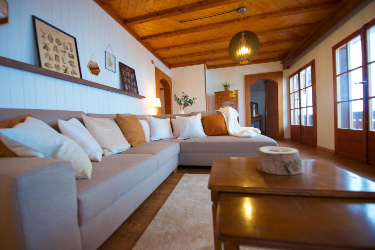Chalet 4 Personnes Avec Sauna Leysin Bagian luar foto