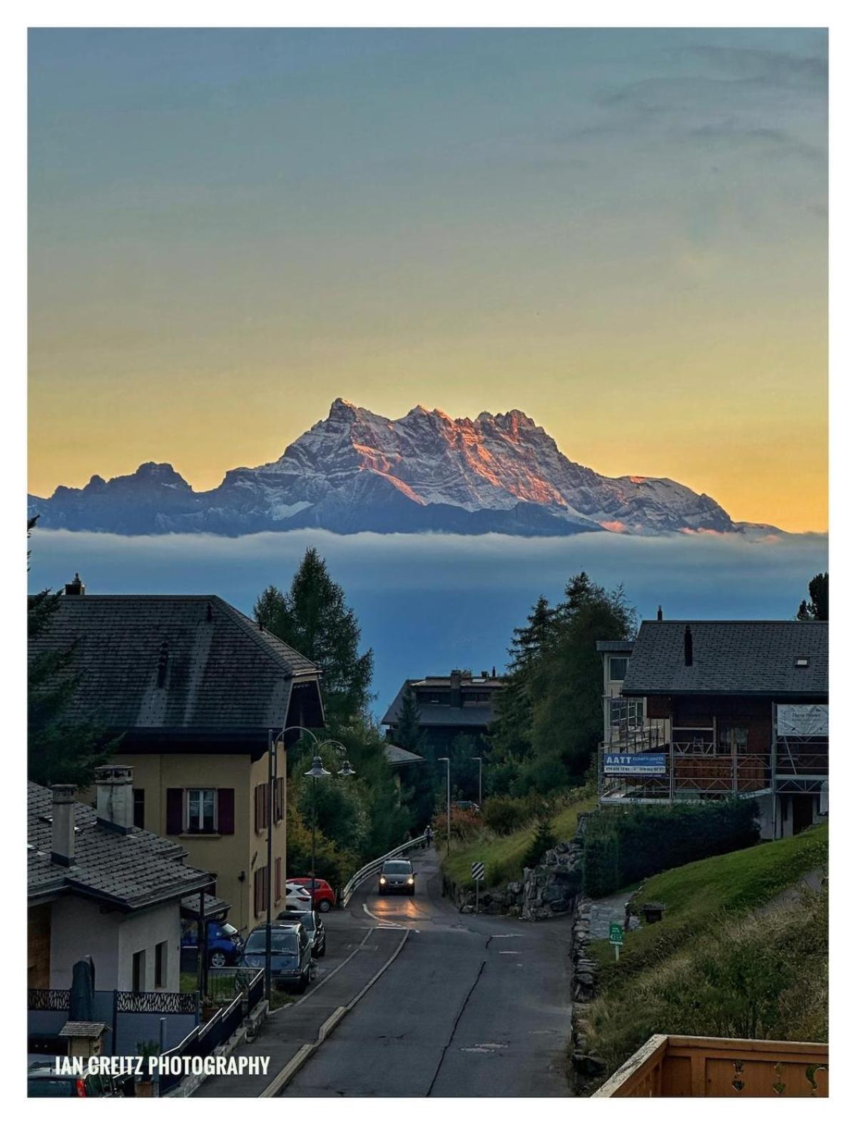 Chalet 4 Personnes Avec Sauna Leysin Bagian luar foto